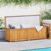 Garden Box Natural Teak Solid Teak Wood 68.9 in x 19.7 in x 21.7 in - 2 of 4