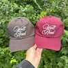David & Young Women's Well Read Washed Embroidered Baseball Cap - 4 of 4