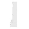78.7''H Hall Tree with Bench & 5 Storage Cubbies, Modern Entryway Storage Organizer Cabinet with 4 Doors, 5 Drawers for Hallway, Entryway - 3 of 4