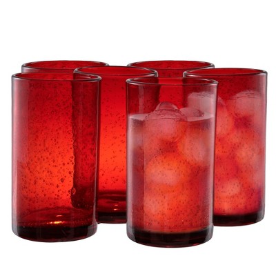 Artland Iris Highball Glass, Set of 6, 17 oz