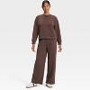 Women's Airy Sleek Ribbed Crewneck Sweatshirt - All In Motion™ - 3 of 4