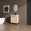 Vynxaria 24 Inch Bathroom Vanity Base with basin, Storage Cabinet with Doors, Engineered Wood - 3 of 4