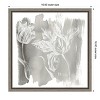 Amanti Art Water Wash I Neutral (Floral) by Sue Schlabach Canvas Wall Art Print Framed 16-in. x 16-in. - 4 of 4