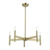 Livex Lighting Copenhagen 5 - Light Chandelier in  Antique Brass - 4 of 4