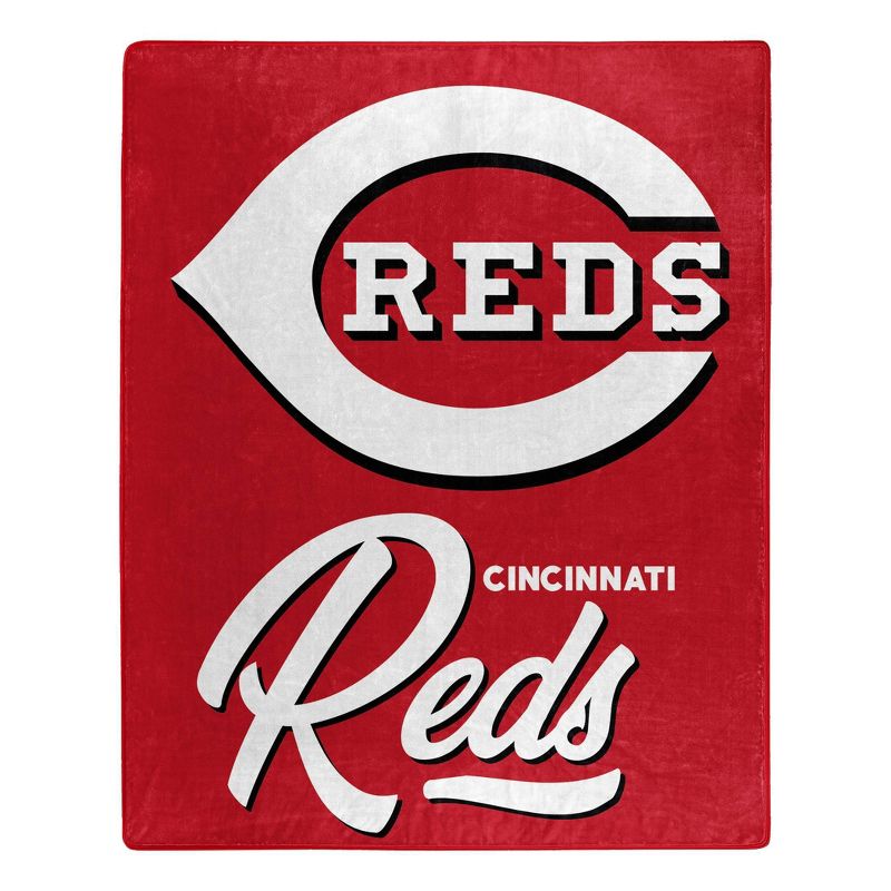 MLB Cincinnati Reds 50 x 60 Raschel Throw Blanket, 1 of 4