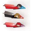 Harry Potter Flying Broom Valentines Day Cards for Kids, 28 Card Pack & Envelopes - Fold and Fly Paper Airplane Harry, Hermione and Ron - 3 of 3