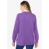 Woman Within Layered-Look Sweatshirt - 3 of 4