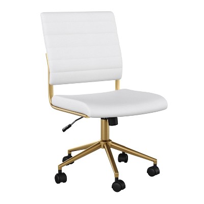 Upholstered Office Armless Chair - Martha Stewart