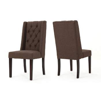 Set of 2 Blythe Tufted Dining Chairs - Christopher Knight Home