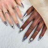 Vynxaria PurPle Seamless Fit Press-On Nails for All-Day Comfort Size M - 3 of 4