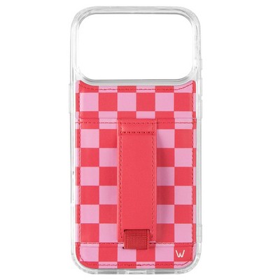 Walli Cases Raspberry Rush Phone Case with Wallet and Finger Strap