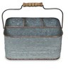 Cheung's Melora 4 Slot Galvanized Metal Caddy - 3 of 4