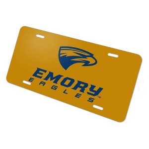 Emory University Secondary Logo Novelty Metal Vanity Tag License Plate - 1 of 4