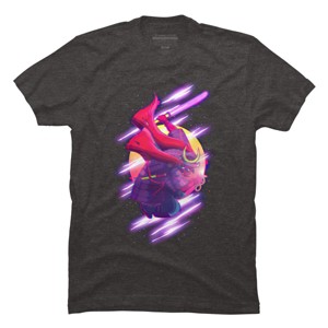 Men's Design By Humans Retro Samurai By pedrorsfernandes T-Shirt - 1 of 4