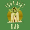 Men's Star Wars Yoda Best Dad Cartoon T-Shirt - 2 of 3