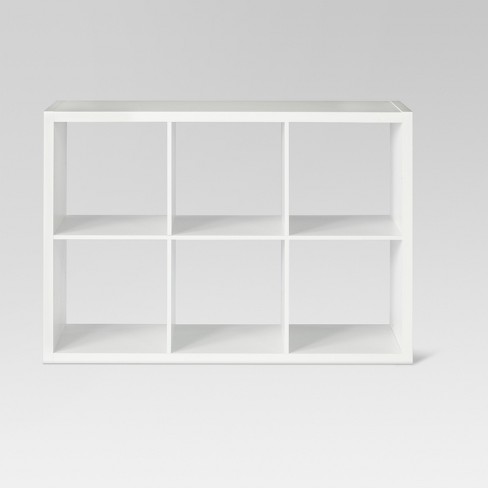 13 6 Cube Organizer Shelf White Threshold Target