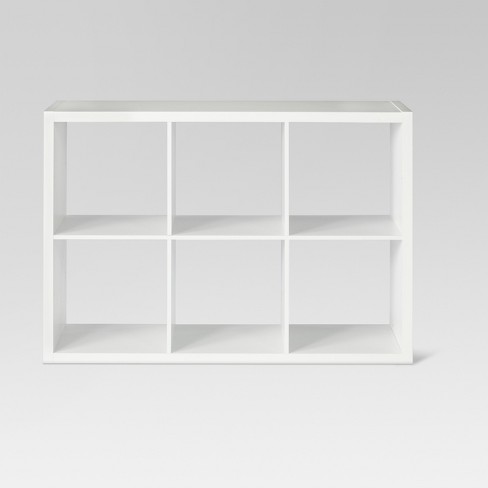 6 Cube Organizer Shelf 13" - Threshold™ - image 1 of 4