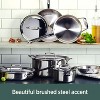 All-Clad D5 Brushed 5 Ply Stainless Steel Cookware Set 10 Piece w/ Frying Pans, Pots and Pans Set, Induction, Oven Broiler Safe 600F, Silver - 4 of 4