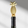 Unique Bargains Bottle Stoppers Golden Pineapple Zinc Alloy PTR Gold Tone 4.80"x1.38"x0.79" 1 Pc - 2 of 3