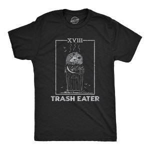 Mens Trash Eater T Shirt Funny Possum Garbage Can Joke Tee For Guys - Crazy Dog Men's T Shirt - 1 of 4