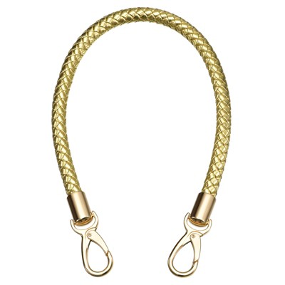 Unique Bargains PU Braided Soft Waterproof Women's Handbag Leather Purse Strap