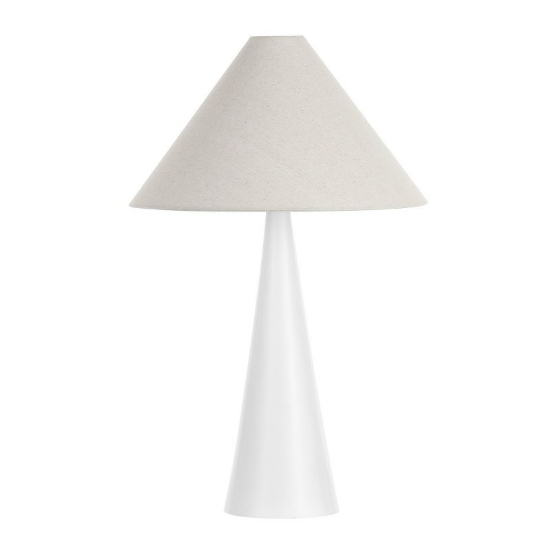 Kimora 26.5 Inch Resin Table Lamp - White/Oatmeal - Safavieh., 1 of 5