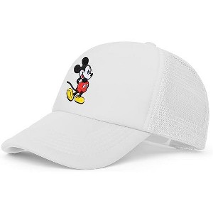 Disney Adult Trucker Hat - Mickey Mouse Mesh Snapback Baseball Cap - 1 of 4