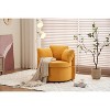 CAVINAS Teddy Accent Chair with Back Cushion,Modern Swivel Chairs with Storage Space for Bedroom,Reading Room - 2 of 4