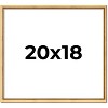 PosterPalooza | Classic Modern Gold Picture Frame - UV Acrylic, Backing Board, Hanging Hardware Included - 2 of 4