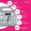 Everything Mary Collapsible Desktop Craft Caddy, Purple Flowers - 4 of 4