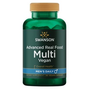 Swanson Real Food Multi Men's Daily 90 Veg Capsules. - 1 of 2