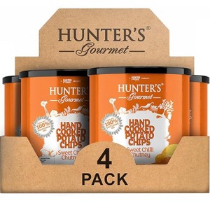 HUNTER'S GOURMET VEGETARIAN SWEET CHILI CHUTNEY POTATO CHIPS (1.4oz) - Pack of 4 - 1 of 1