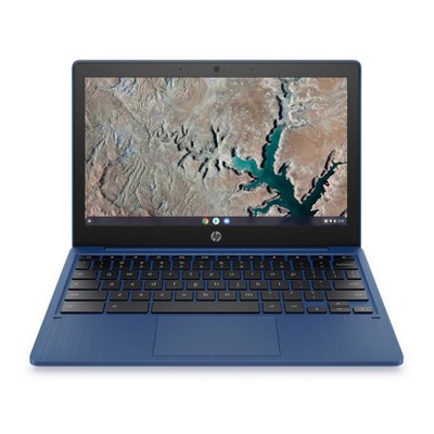 Hp 11 6 Touchscreen Chromebook Laptop With Chrome Os Mediatek Processor 4gb Ram Memory 32gb Flash Storage Indigo Blue 11a Na0036nr Target - how to play roblox on hp chromebook os