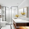 40*30inch LED Bathroom  Beveled Mirror, 3000-6000K Gradient Front and Backlit LED Mirror for Bathroom, 3Colors Dimmable, IP54 Enhanced Anti-Fog - 4 of 4