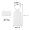 Unique Bargains PU Leather Keychain Blanks with Key Ring for DIY Laser Engraving 8 Pcs - 2 of 4