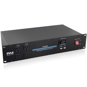 PylePro PDU Power Strip Surge Protector - 3600 Watt 15 Amp 20 Outlet Heavy Duty Electric Extension Cord - 1 of 1
