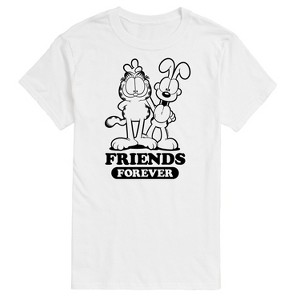 Men's - Garfield - Friends Forever Garfield and Odie Short Sleeve Graphic T-Shirt - 1 of 4