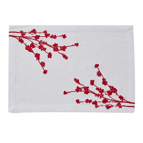 Patricia Heaton Home Berry Elegance Placemat Set Of 4 : Target