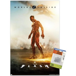 Trends International DC Comics Movie The Flash - The Flash Profile One Sheet Unframed Wall Poster Prints - 1 of 4