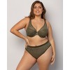 Curvy Couture Women's Full Figure Sheer Mesh Plunge T-shirt Bra - 4 of 4