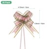 Unique Bargains Plastic Gold Edge Satin Multipurpose Ribbon Pull Bows 20 Pcs - 3 of 4