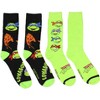 Teenage Mutant Ninja Turtles Classic Cartoon Crew Socks For Men Women 2 Pair - 3 of 4