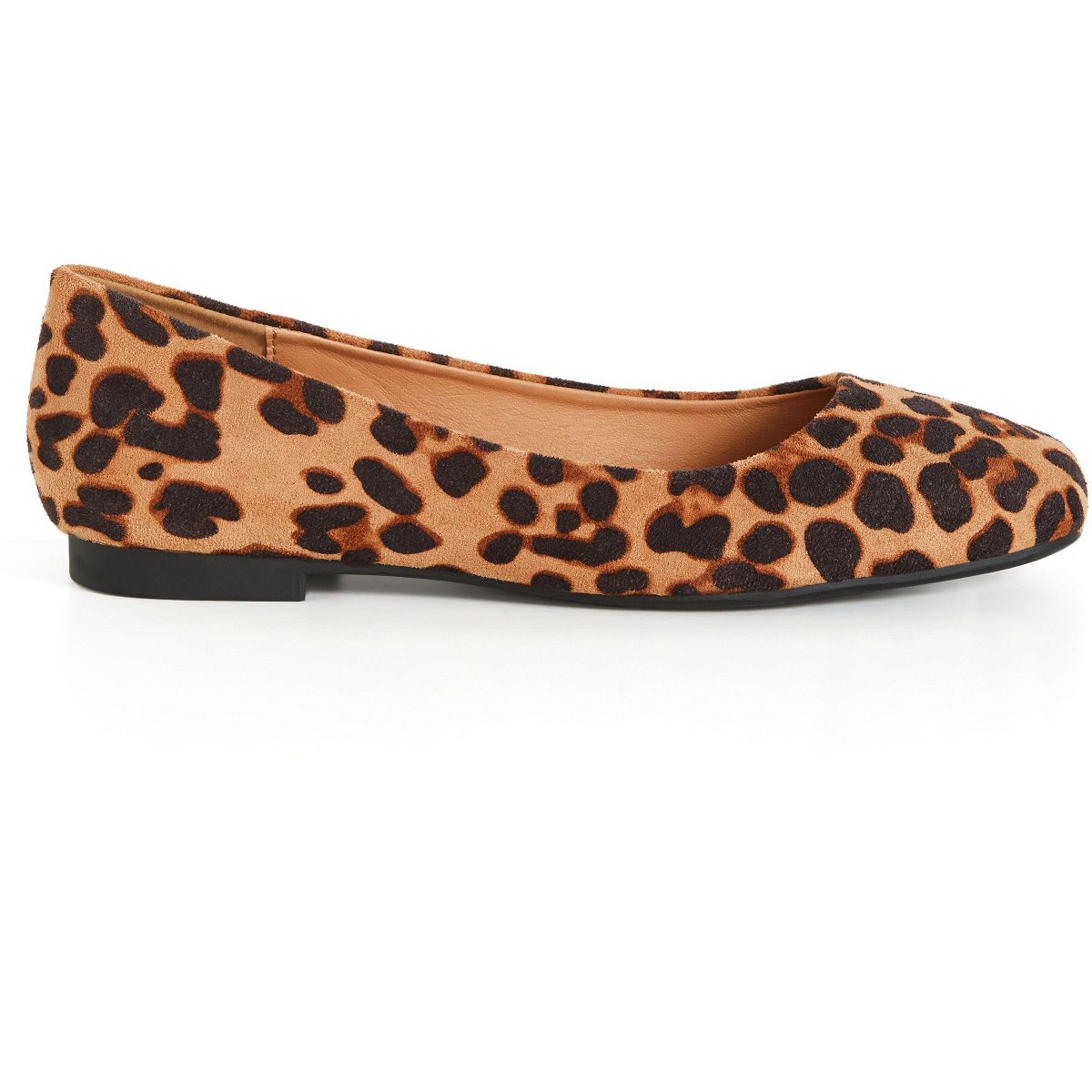 Обувь City Chic | Women's Plus Size WIDE FIT Rae Ballet Flat - leopard - 10W — фото 2