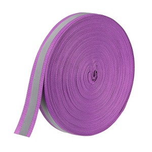 Unique Bargains High Visibility Sew-on Fabric Clothing Raincoat Reflective Tape Strip - 1 of 4