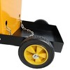 FURNIinspire Wheelbarrows And Lawn Carts Multi Function 3 Tier Welding Cart, Heavy Duty  Cart With Handles, Yellow And Black, 11.6“*27.7"*33.4" - 4 of 4