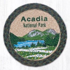 Earth Rugs Nature-Inspired Table Accent – 10" Round Jute Trivet by Harry W. Smith - 1 of 3
