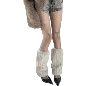 BABYYER Women Tights, Spiders Fishnet Stockings, Breathable, Comfortable and Elastic for Halloween Cosplay Costume - 1 of 4