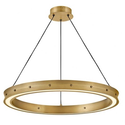 Fredrick Ramond Lighting Althea 1 - Light Chandelier in  Lacquered Brass