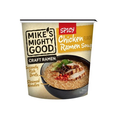 Mike's Mighty Good Spicy Chicken Ramen Noodle Soup Cup - 1.7oz