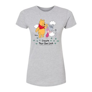 Women's - Disney - Create Own Luck Fitted Graphic T-Shirt - 1 of 3